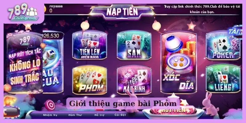 Giới thiệu game bài Phỏm