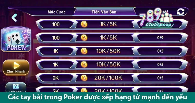 Cách Chơi Poker Đỉnh Cao Giúp Bet Thủ Chinh Phục Các Giải Thưởng Cực Đã