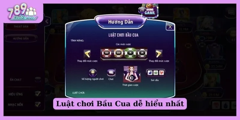 Luật chơi Bầu Cua khá dễ hiểu