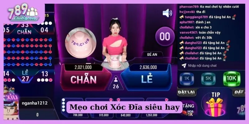 Xóc Đĩa Livestream 789Club